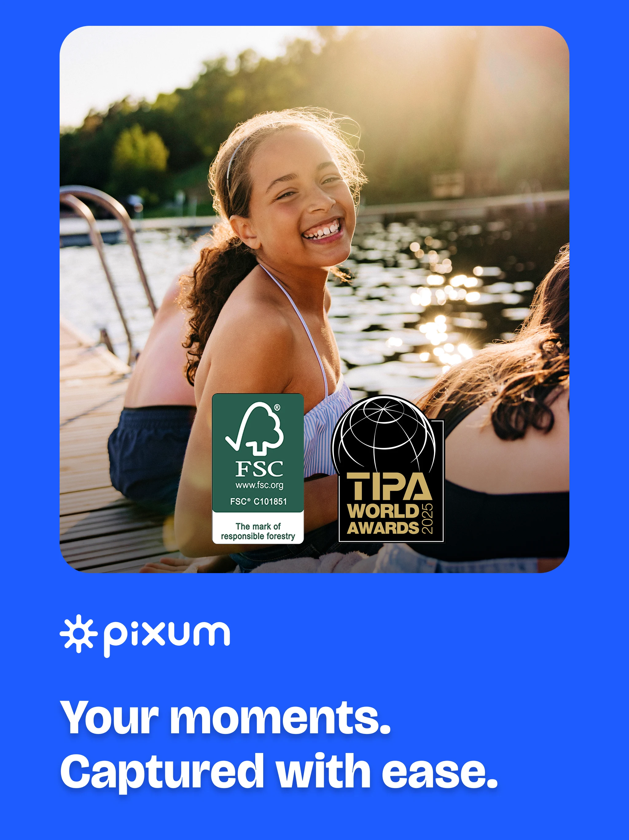 Pixum Photo Book and postcard screenshot